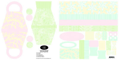 Luxe Designs - Cashmere Sweater 12x24 Project Die Cuts  (pack of 5)